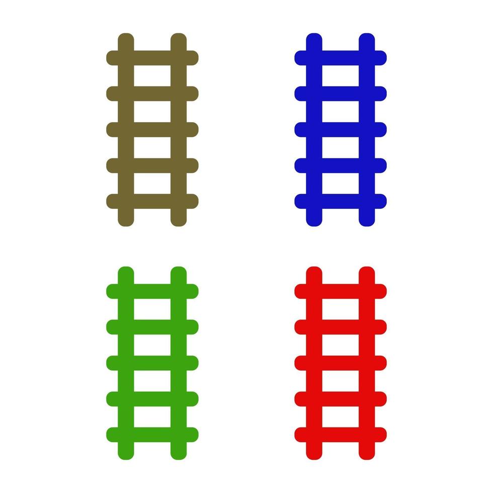 Ladder illustrated on a white background vector