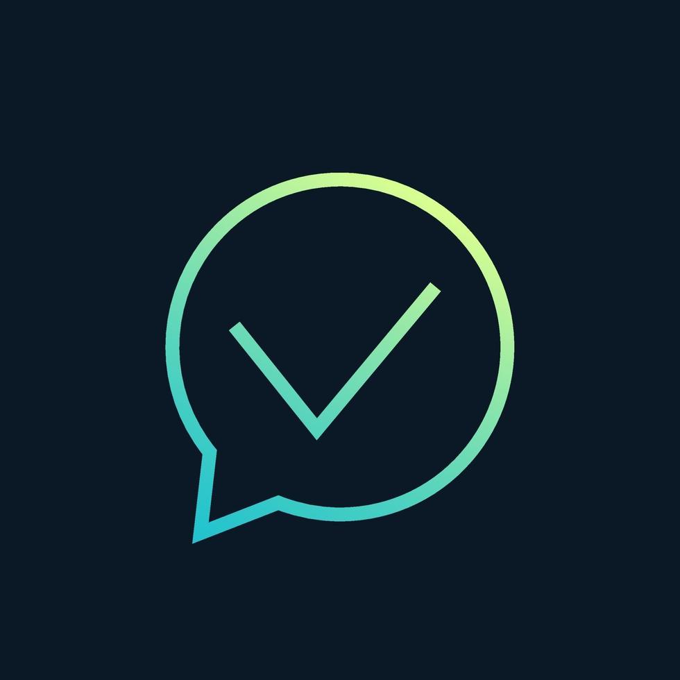 tick, check mark, correct icon vector