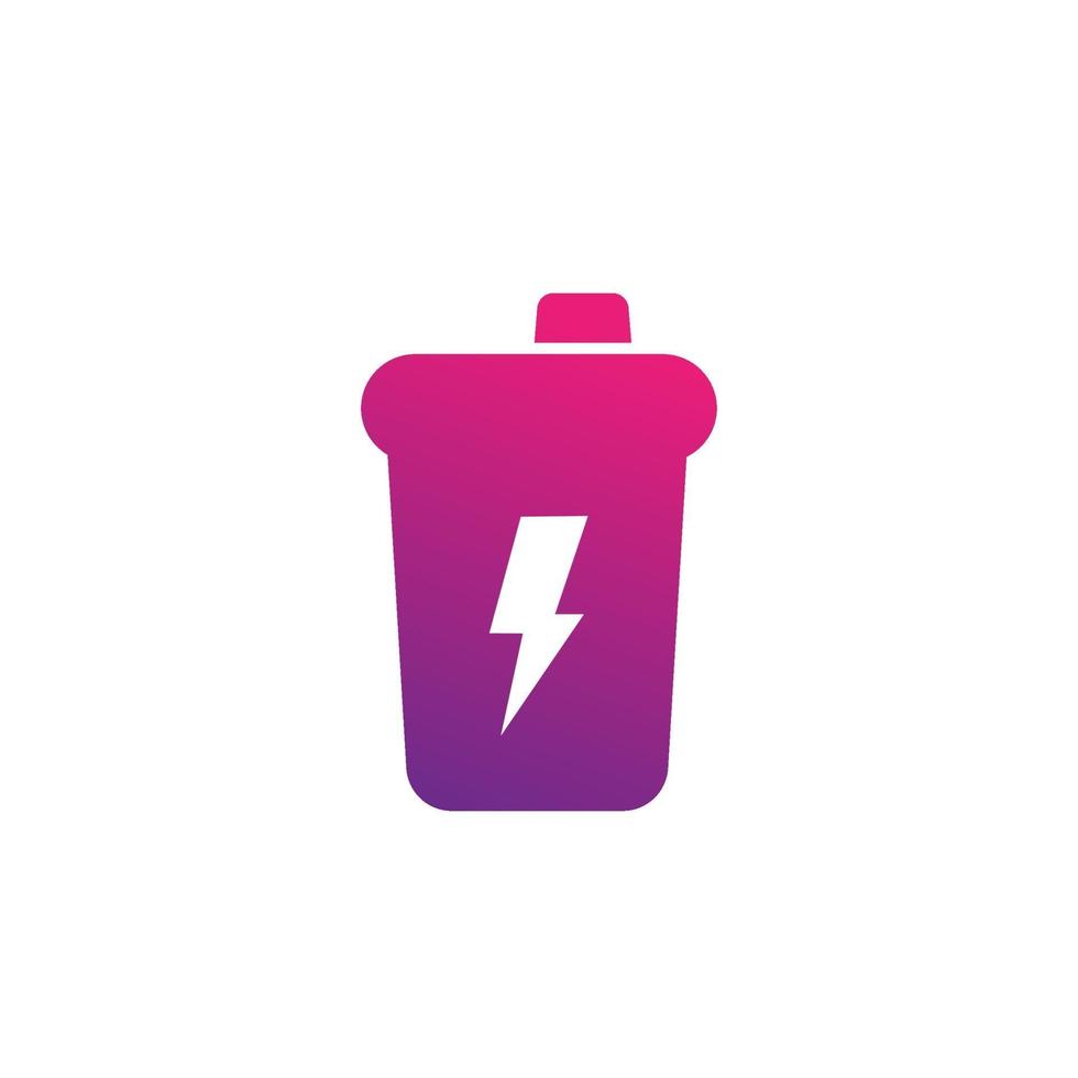 Sport shaker icon on white vector