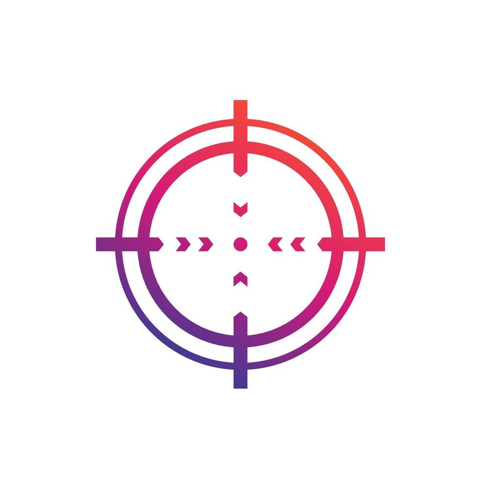 crosshair vector icon