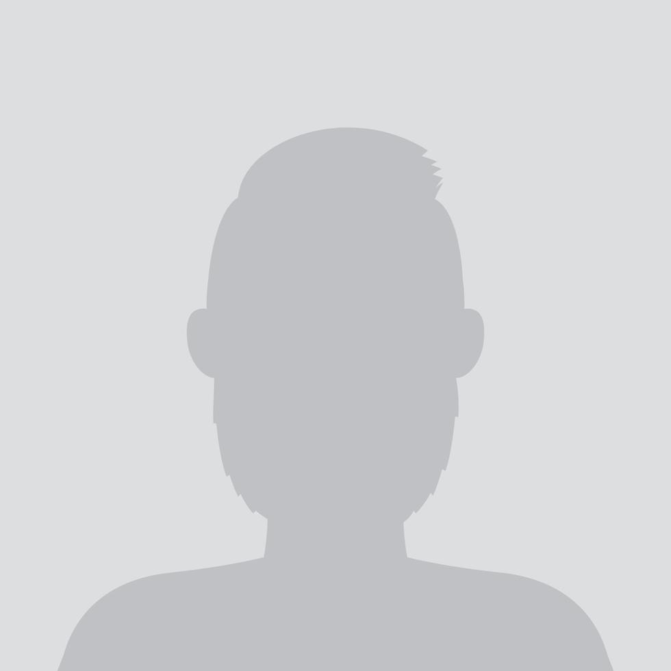 Default avatar, photo placeholder, profile image vector