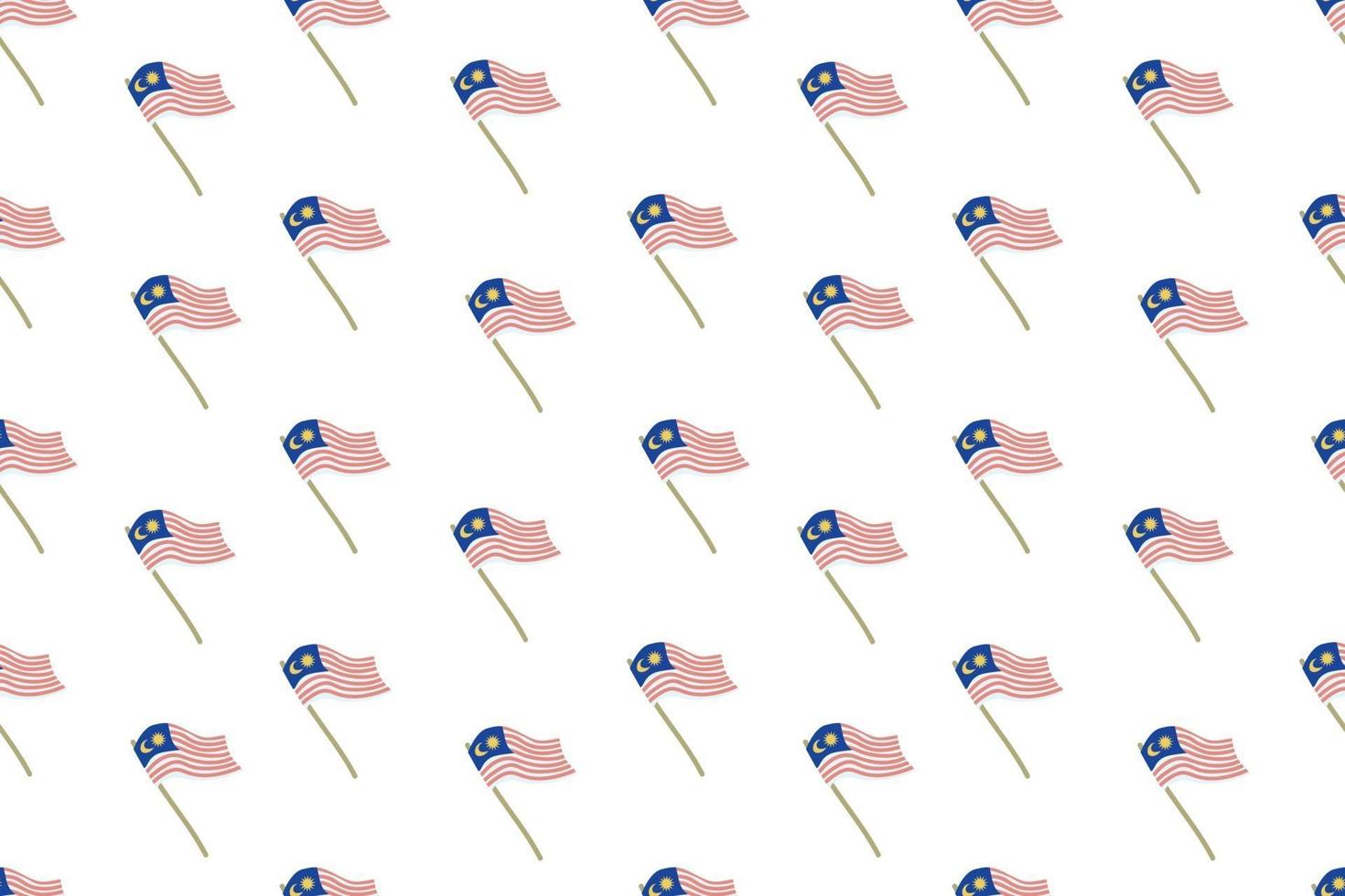 Malaysia flag seamless pattern vector