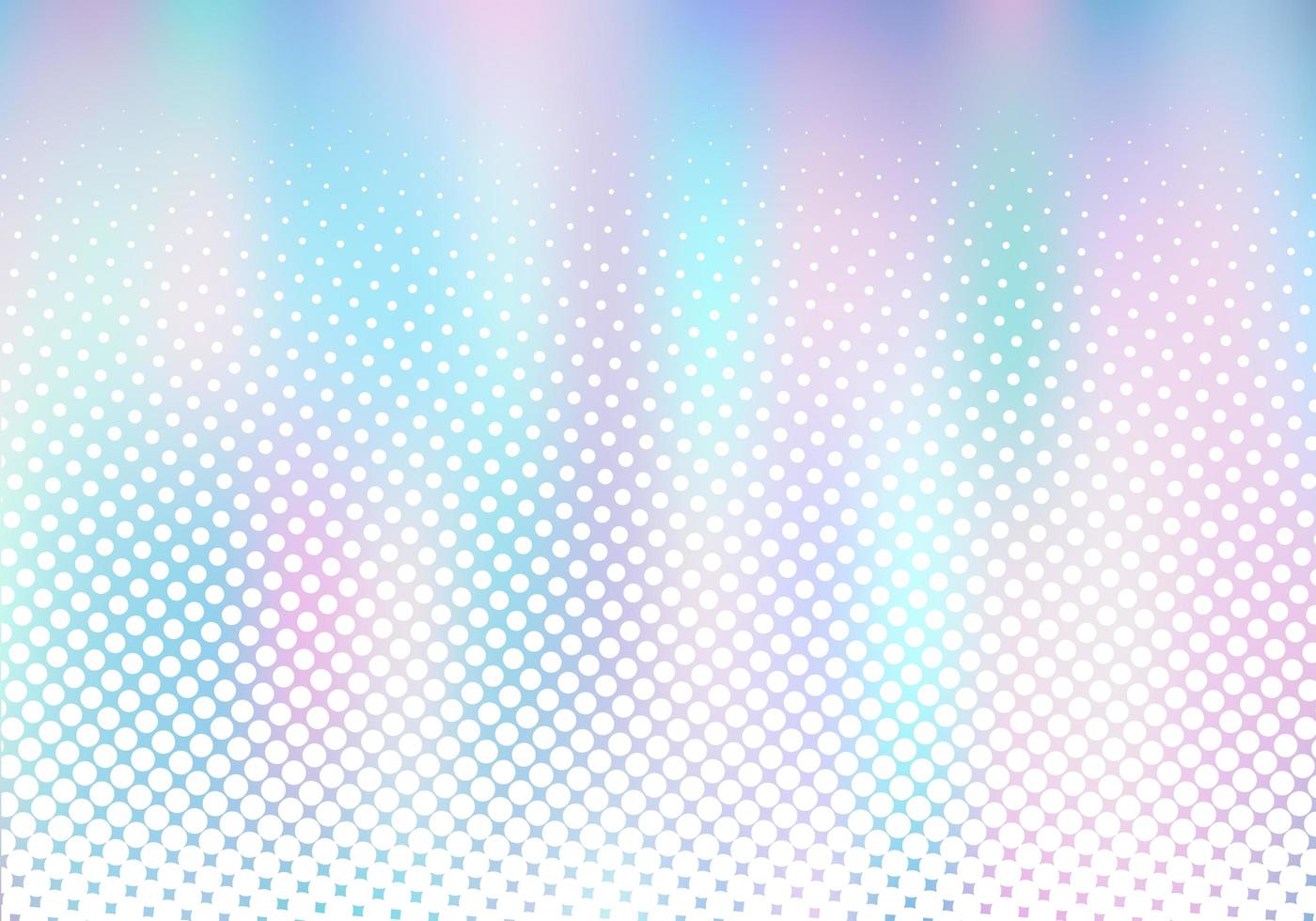 Abstract smooth blurred holographic gradient background halftone vector