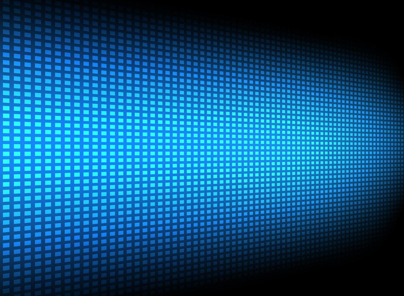 Abstract blue square pattern technology perspective dark background. vector