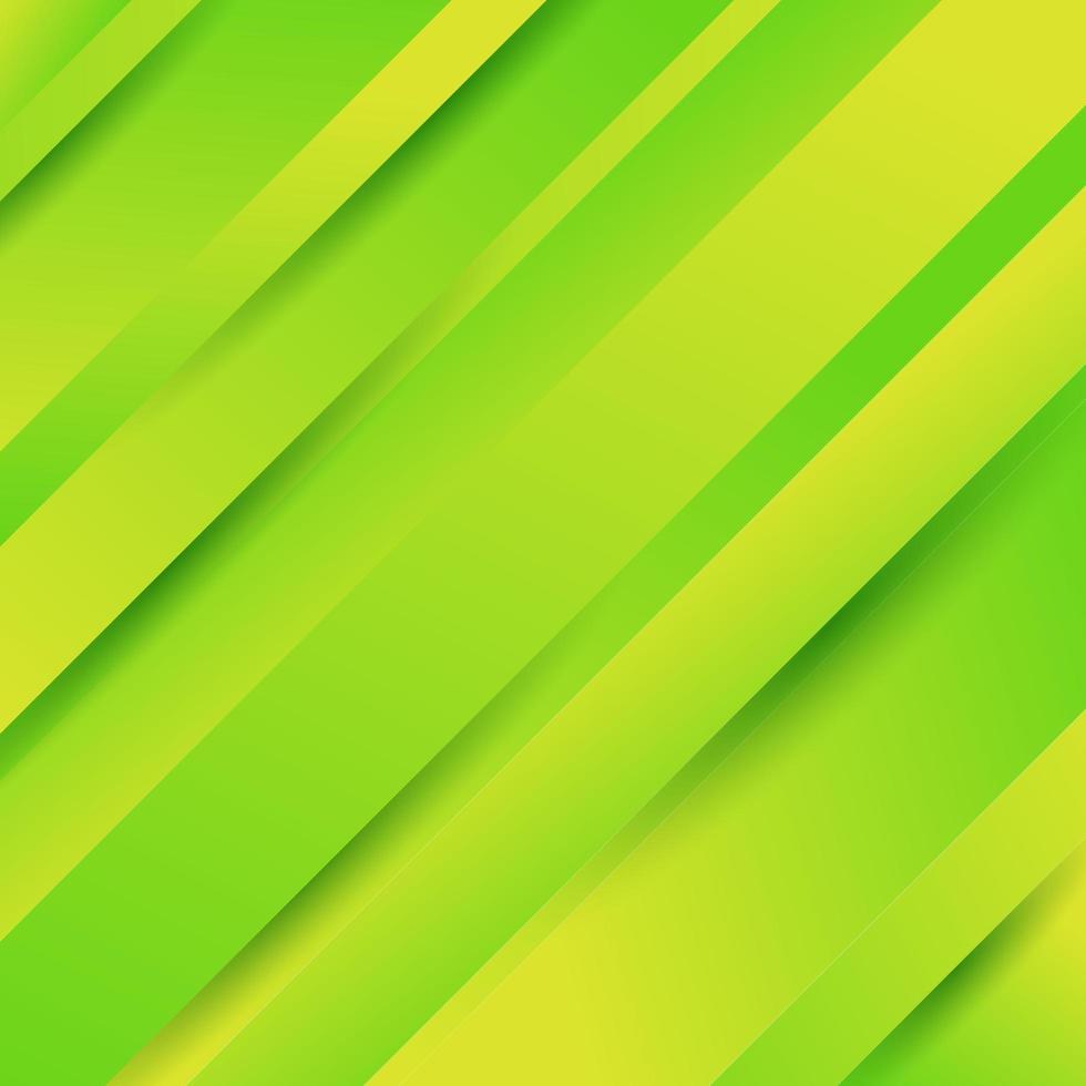 Abstract geometric diagonal green background with gradient colors. vector