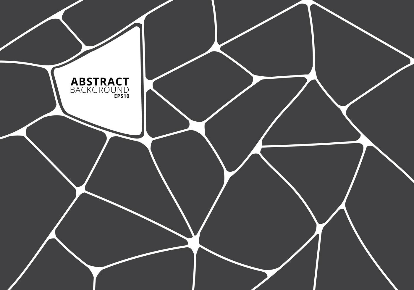 Abstract gray and white geometric voronoi background vector