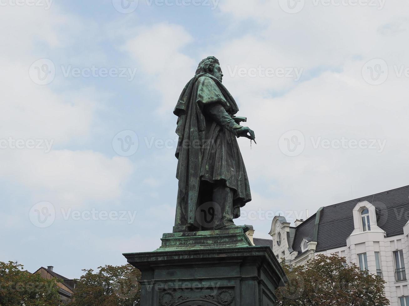 Beethoven statue in Bonn, Germany photo