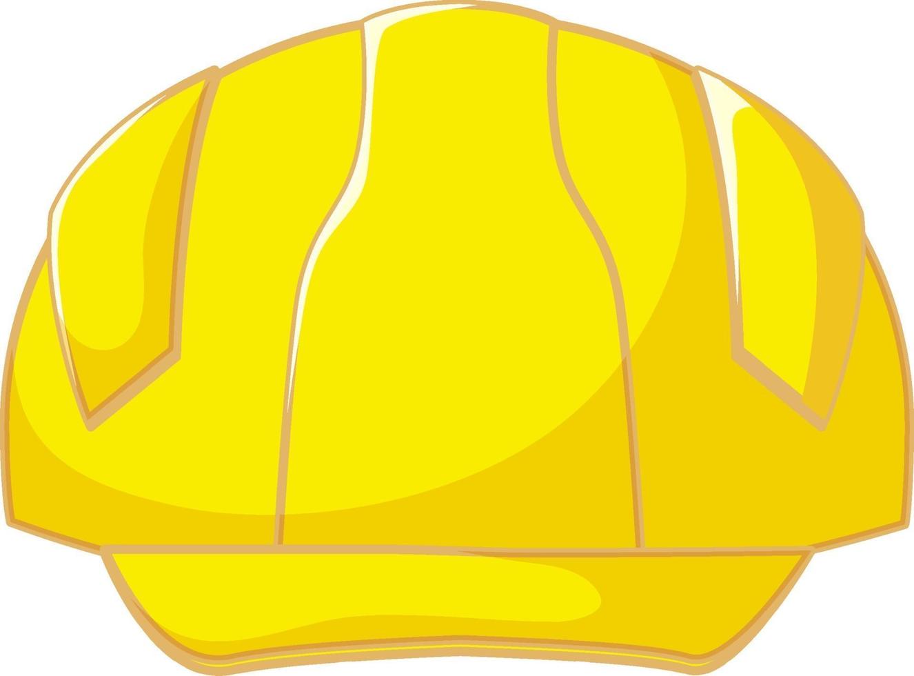 Isolated yellow safety helmet vector