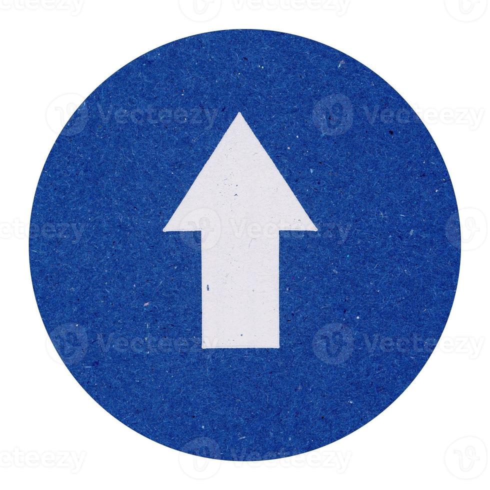 Up arrow sign photo