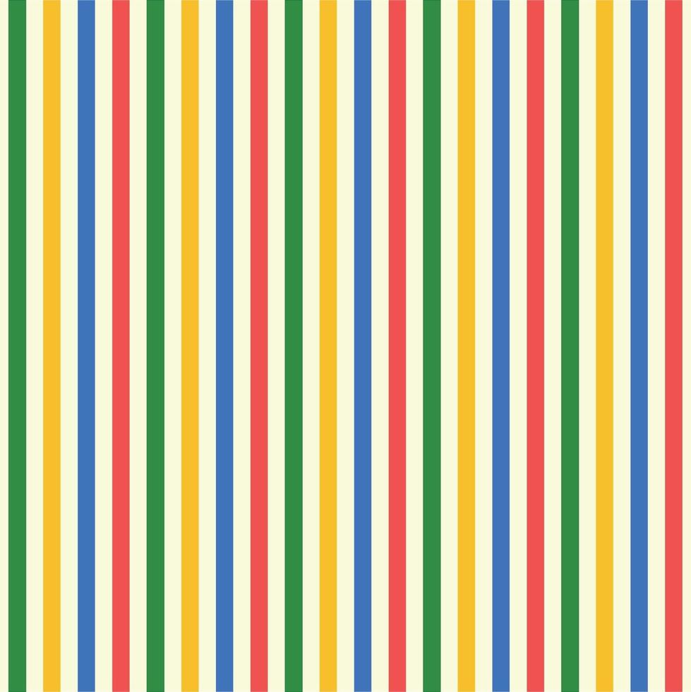 Rainbow geometric pattern stripes Seamless background for kids vector