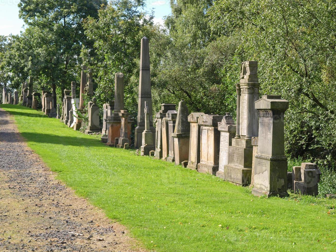 Glasgow cemetery necropolis photo