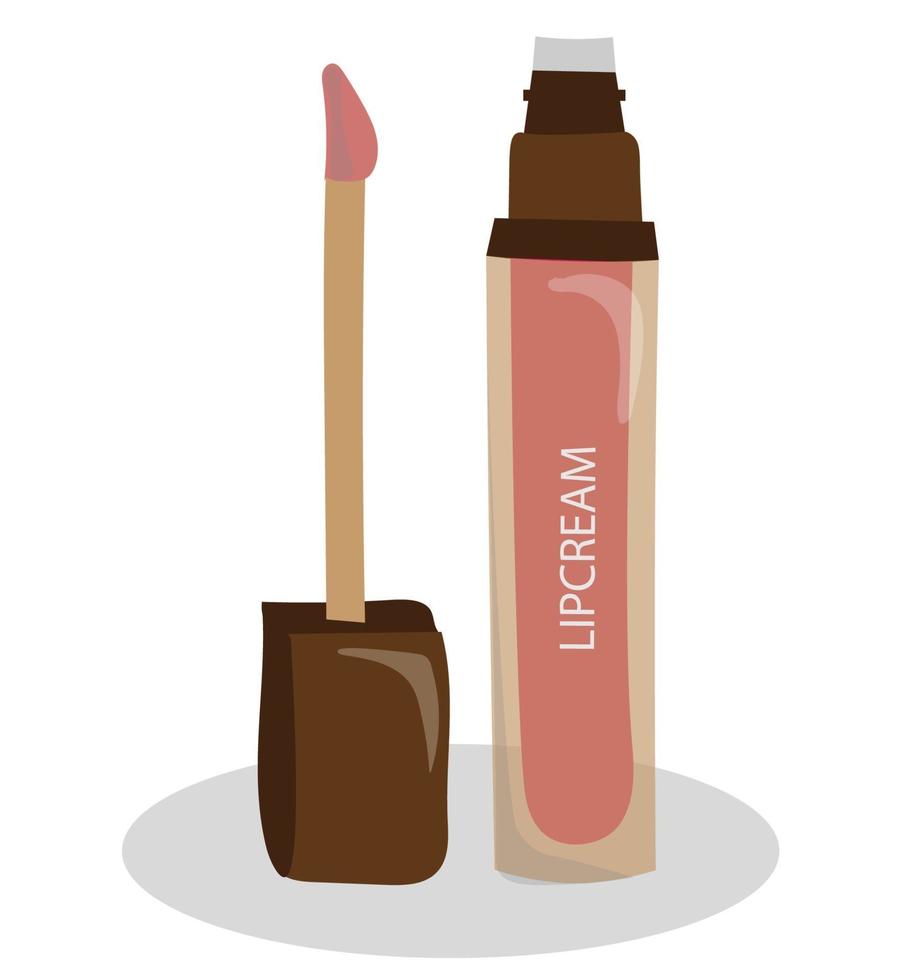 vector de maquillaje de crema de labios