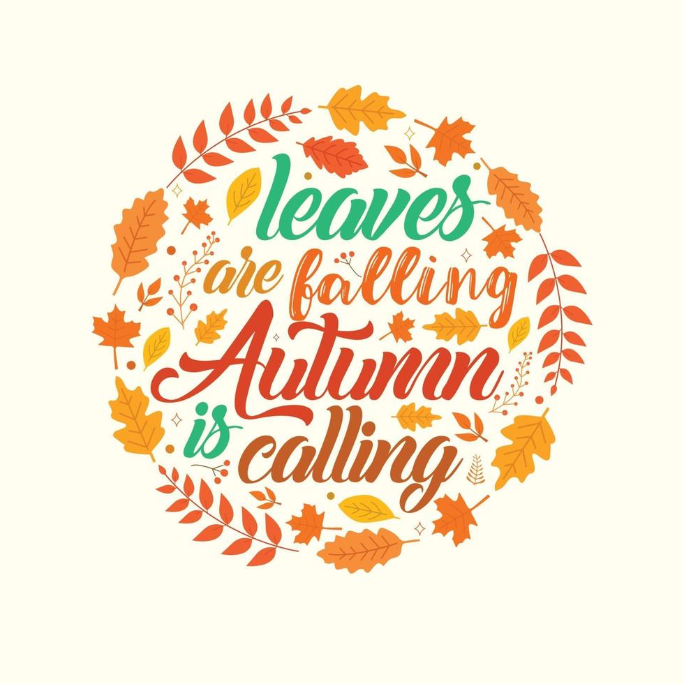 fall t-shirt design vector decoration and gifts