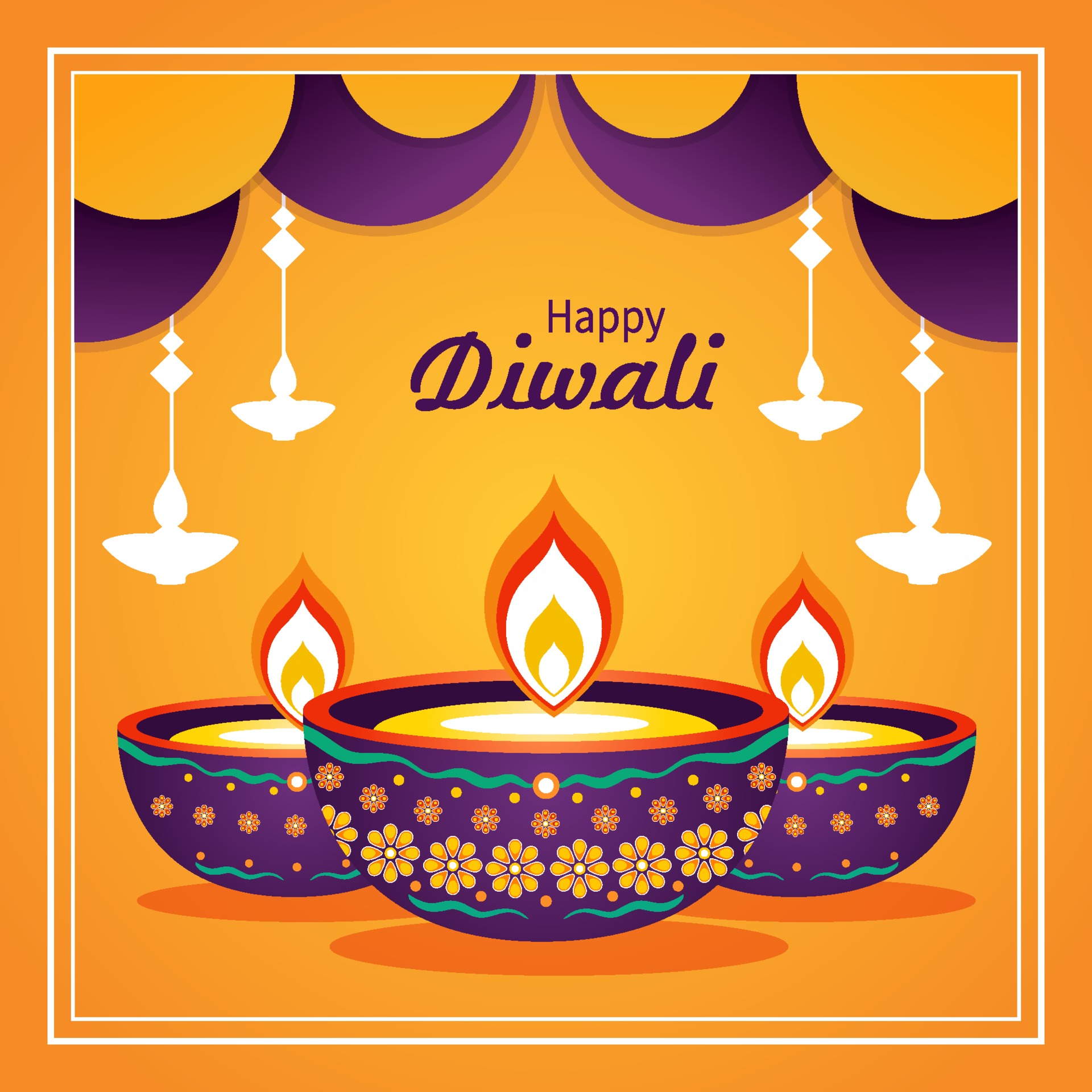 Yellow Diwali Background 3339026 Vector Art at Vecteezy