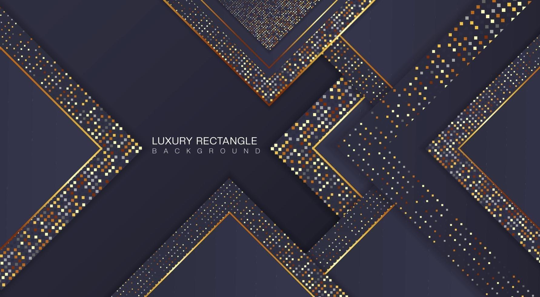 luxury rectangle geometric background vector