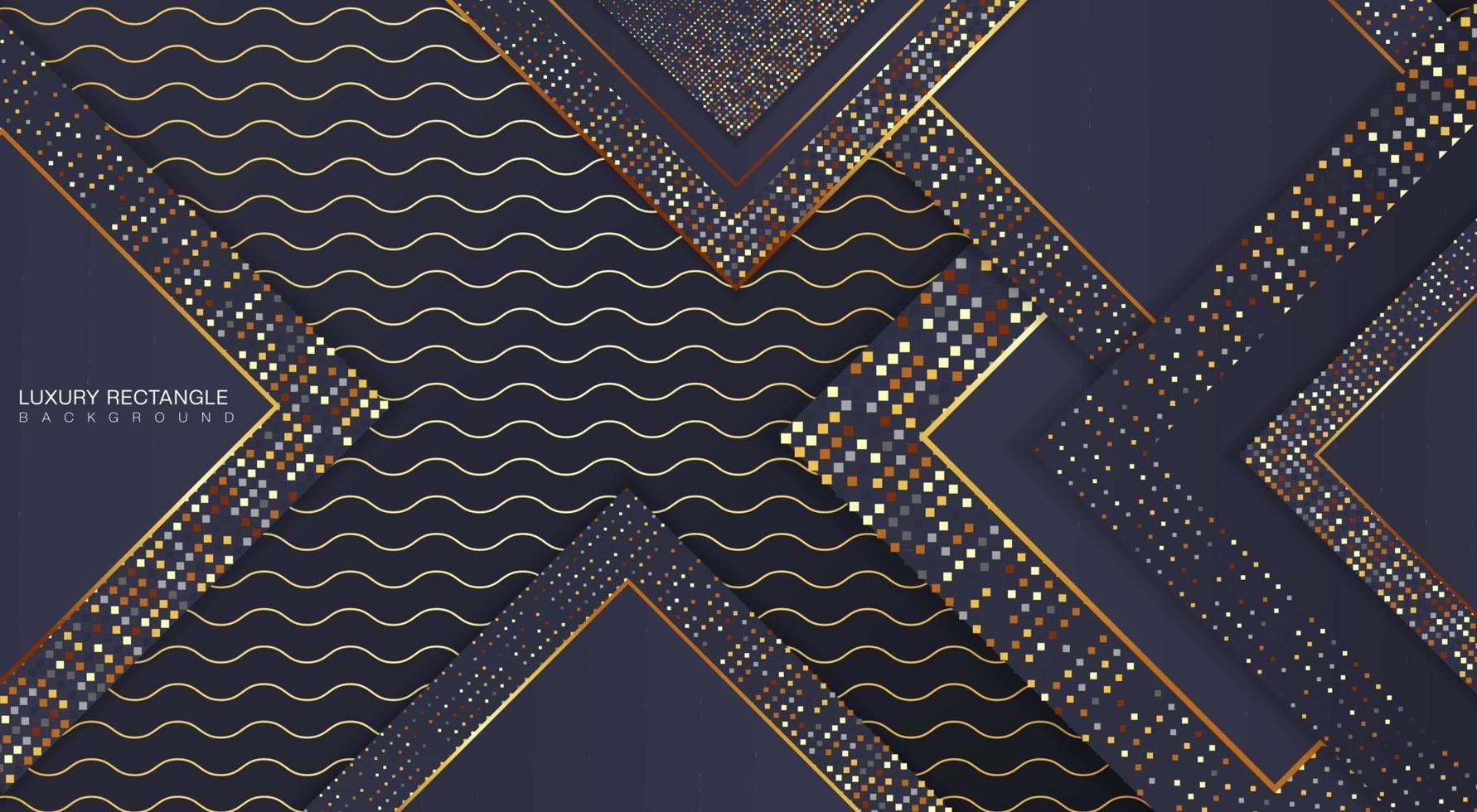 luxury rectangle geometric background vector
