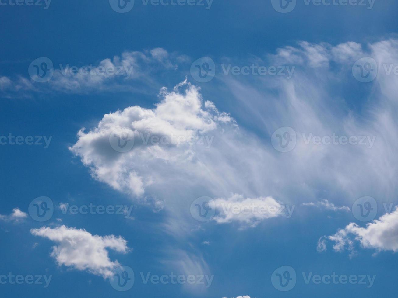 Sky with clouds background photo