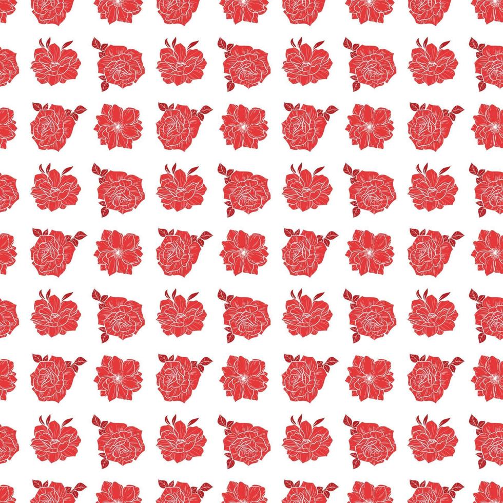 Hand drawn print vector pattern