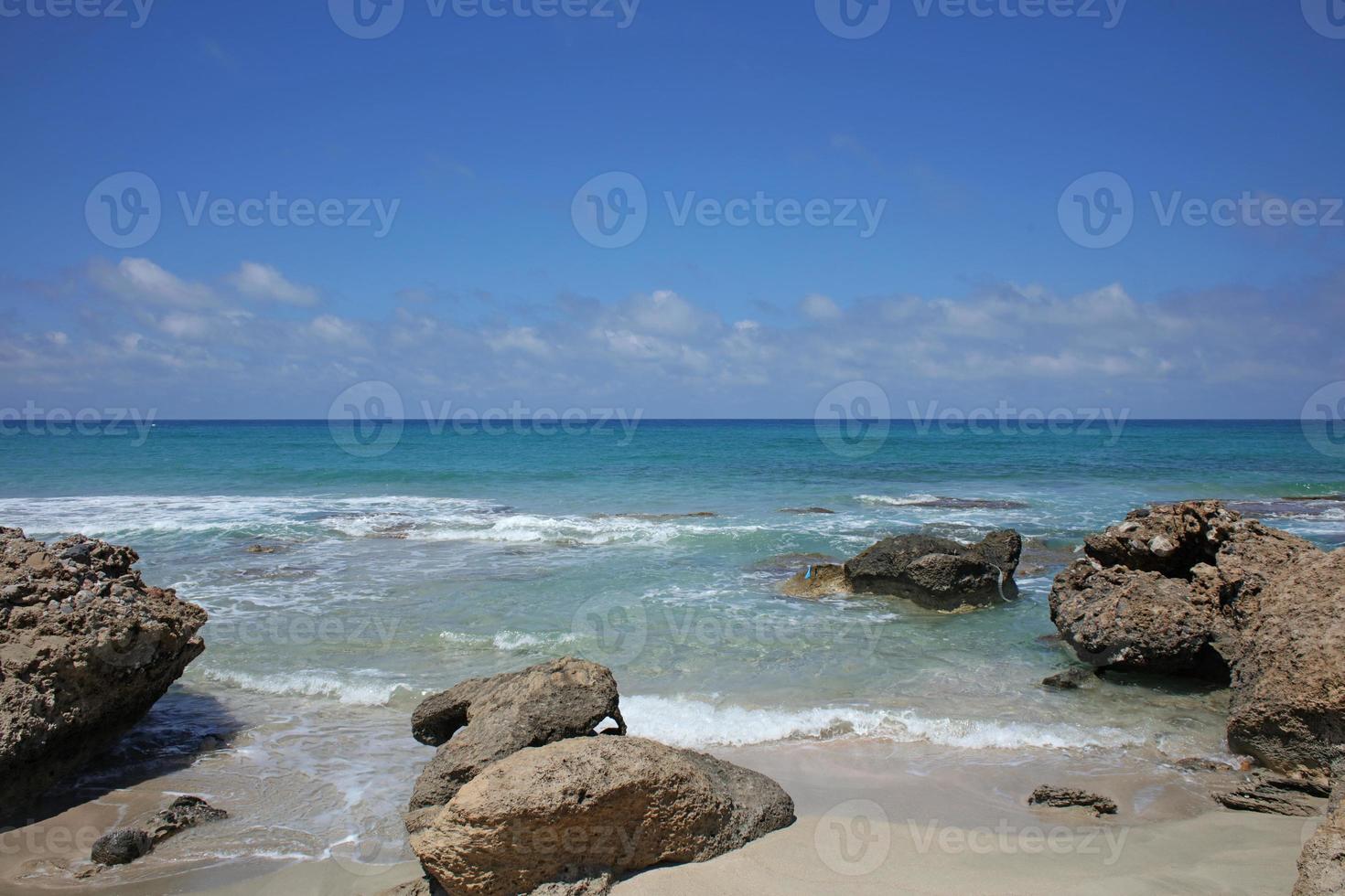 playa falassarna laguna azul isla de creta verano 2020 covid19 vacaciones foto