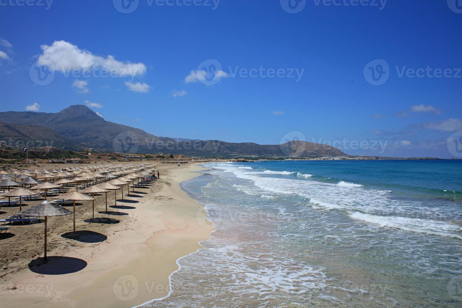 Falassarna beach blue lagoon crete island summer 2020 covid19 holidays photo