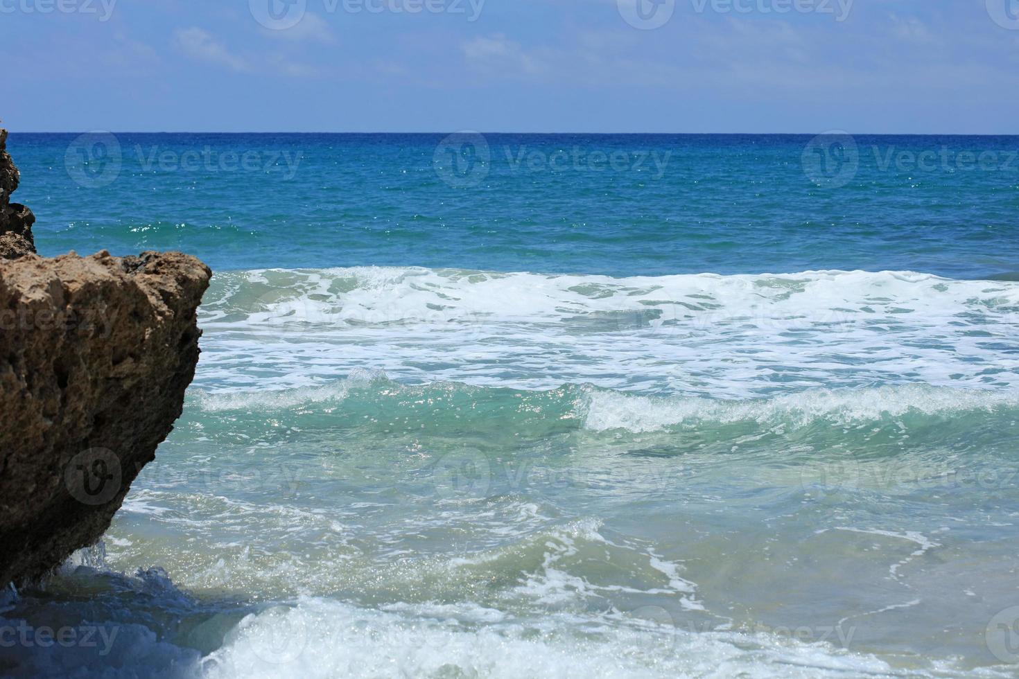 Falassarna beach blue lagoon crete island summer 2020 covid19 holidays photo