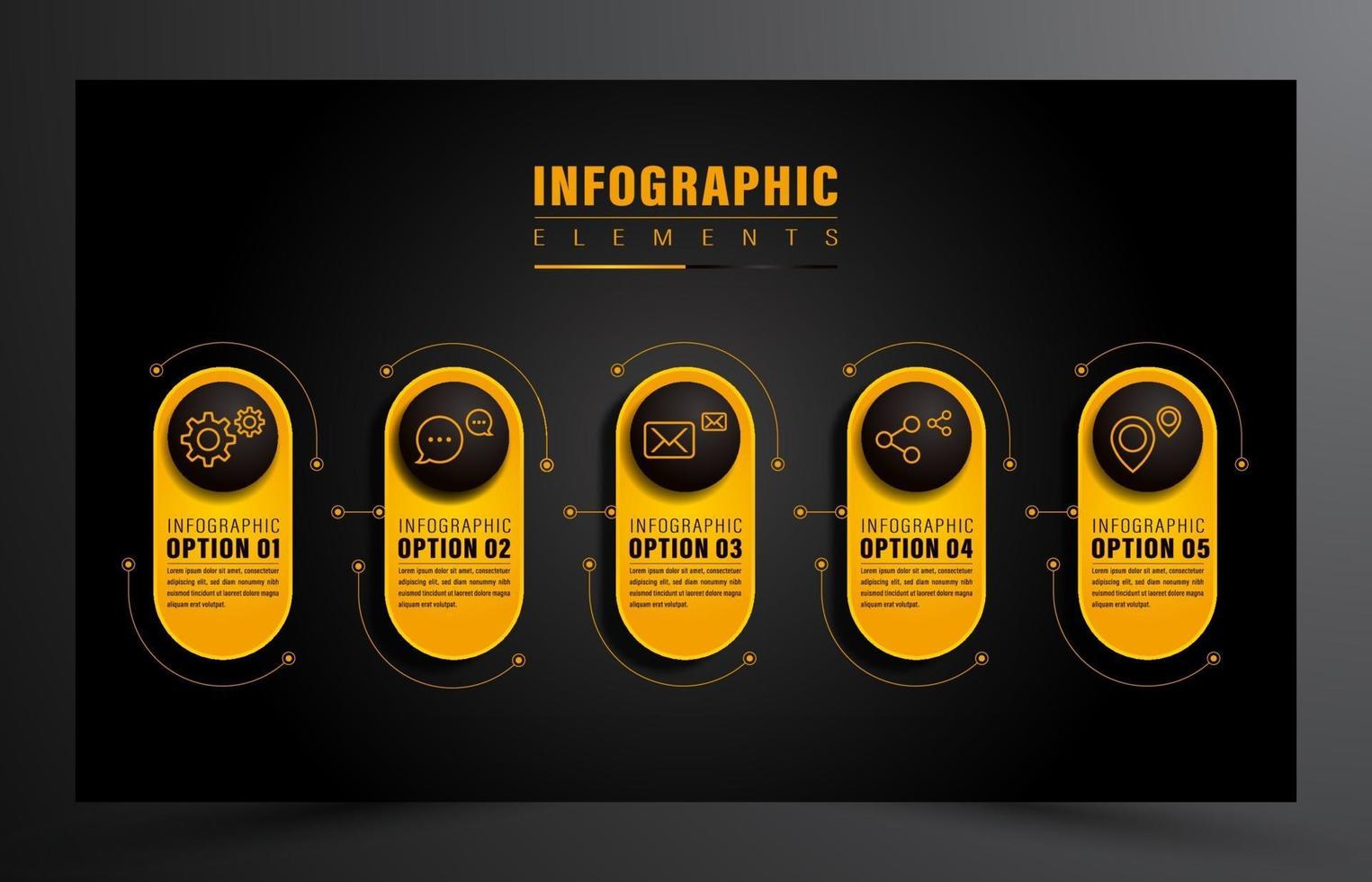 illustration vector design realistic time line infographic
