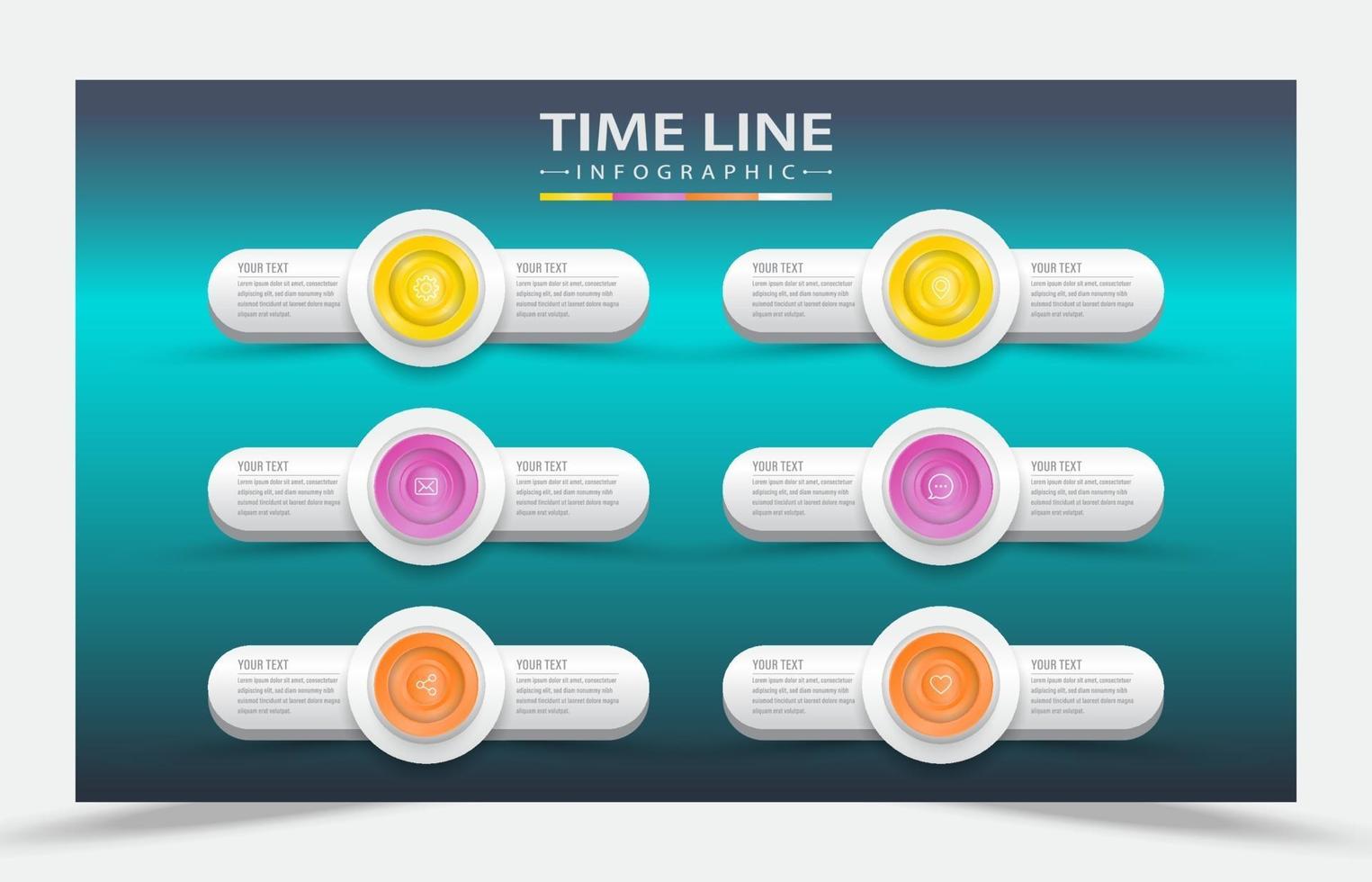 diseño infográfico para empresas vector