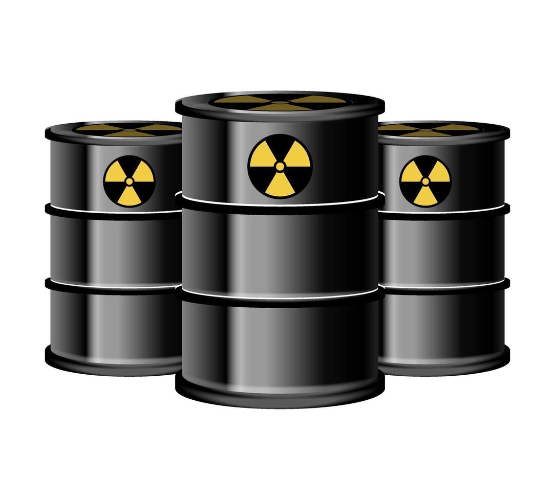 Vector image of drum barrel illustration