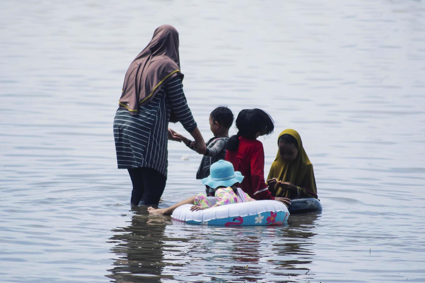 Sorong, Indonesia 2021- A mother and child photo