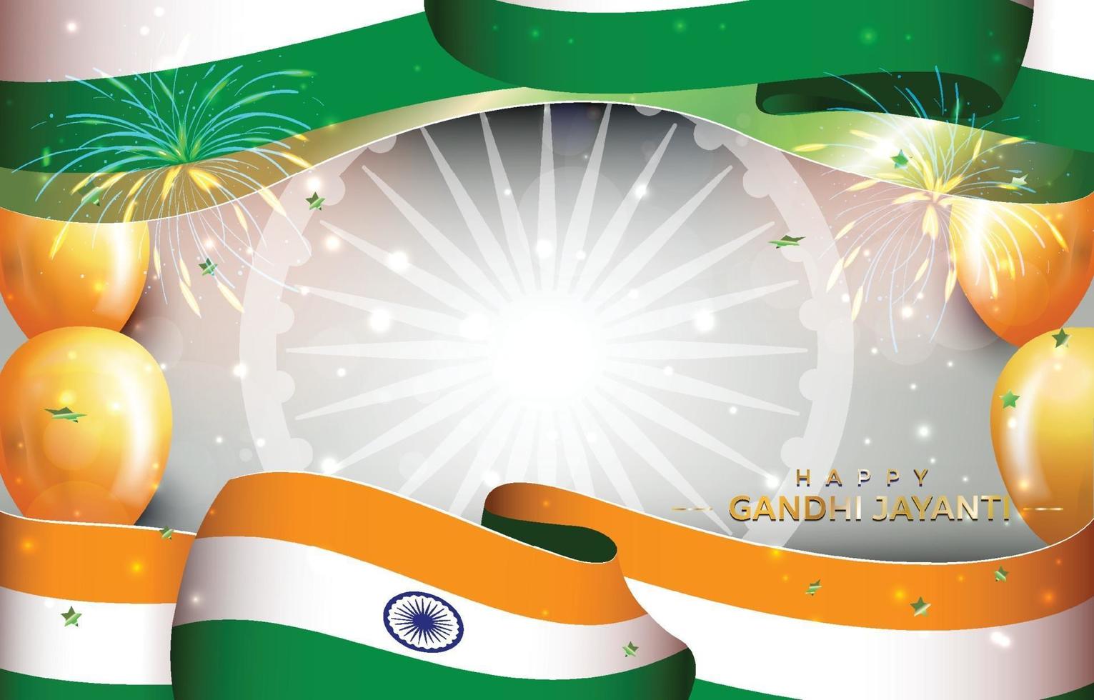 Gandhi Jayanti Background vector