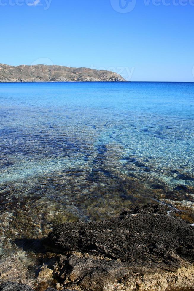 laguna azul playa kedrodasos isla de creta kissamos costa rocosa aguas foto