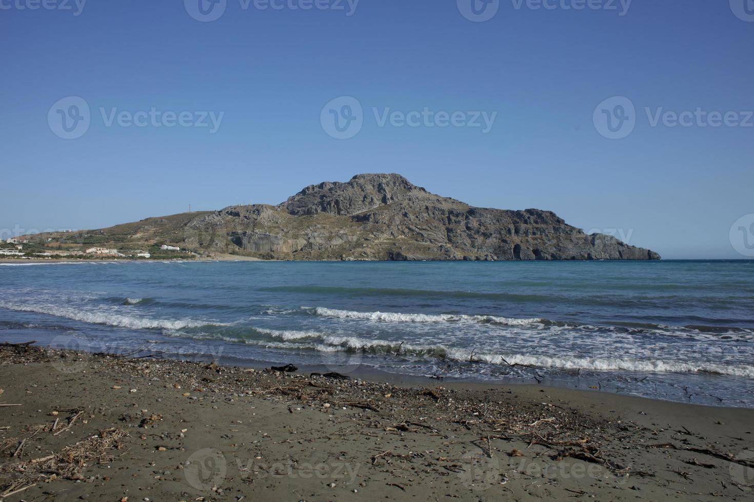 Plakias beach creta island summer 2020 covid-19 season holidays photo