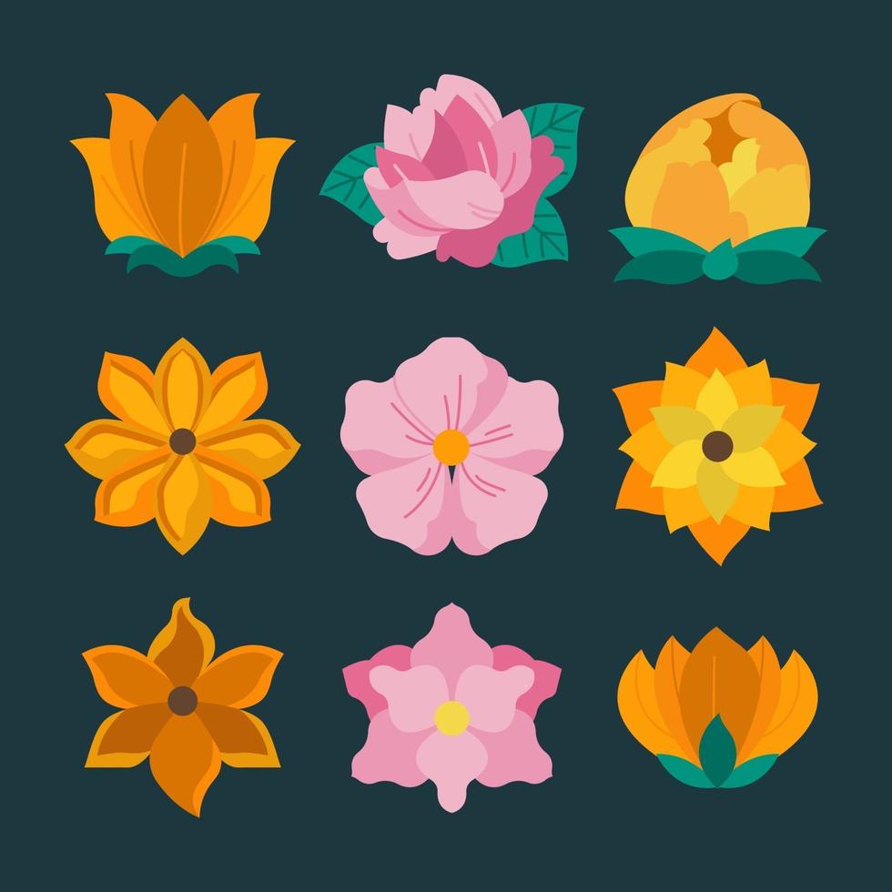 Spring Flower Element vector