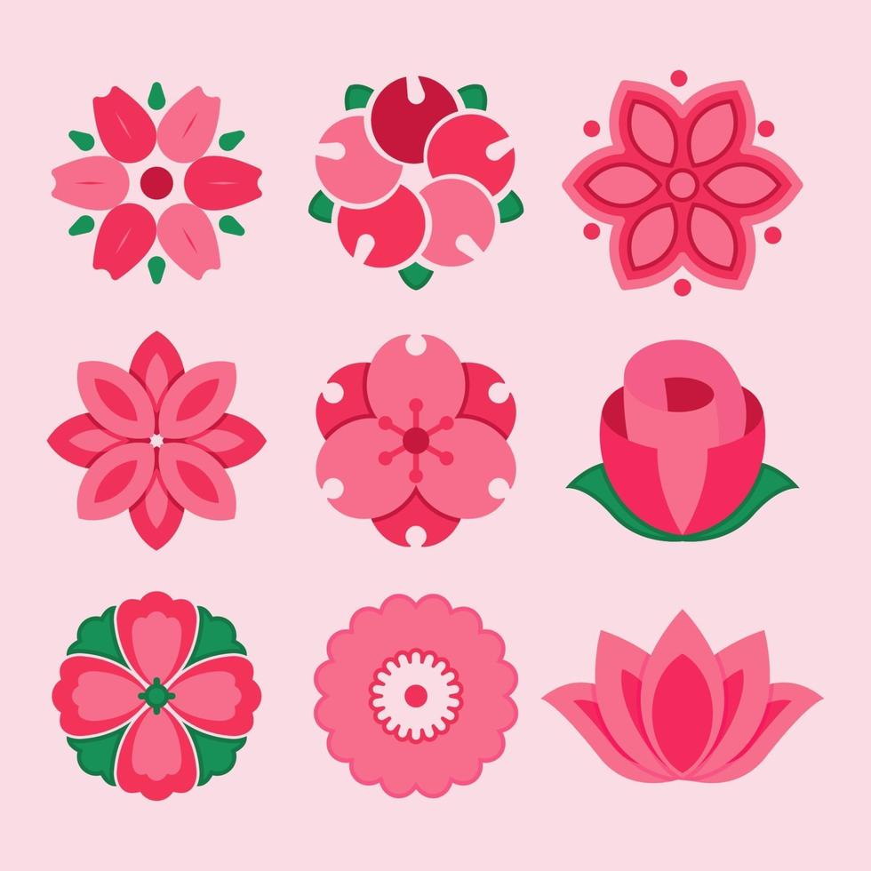 Flower Logo Collection vector