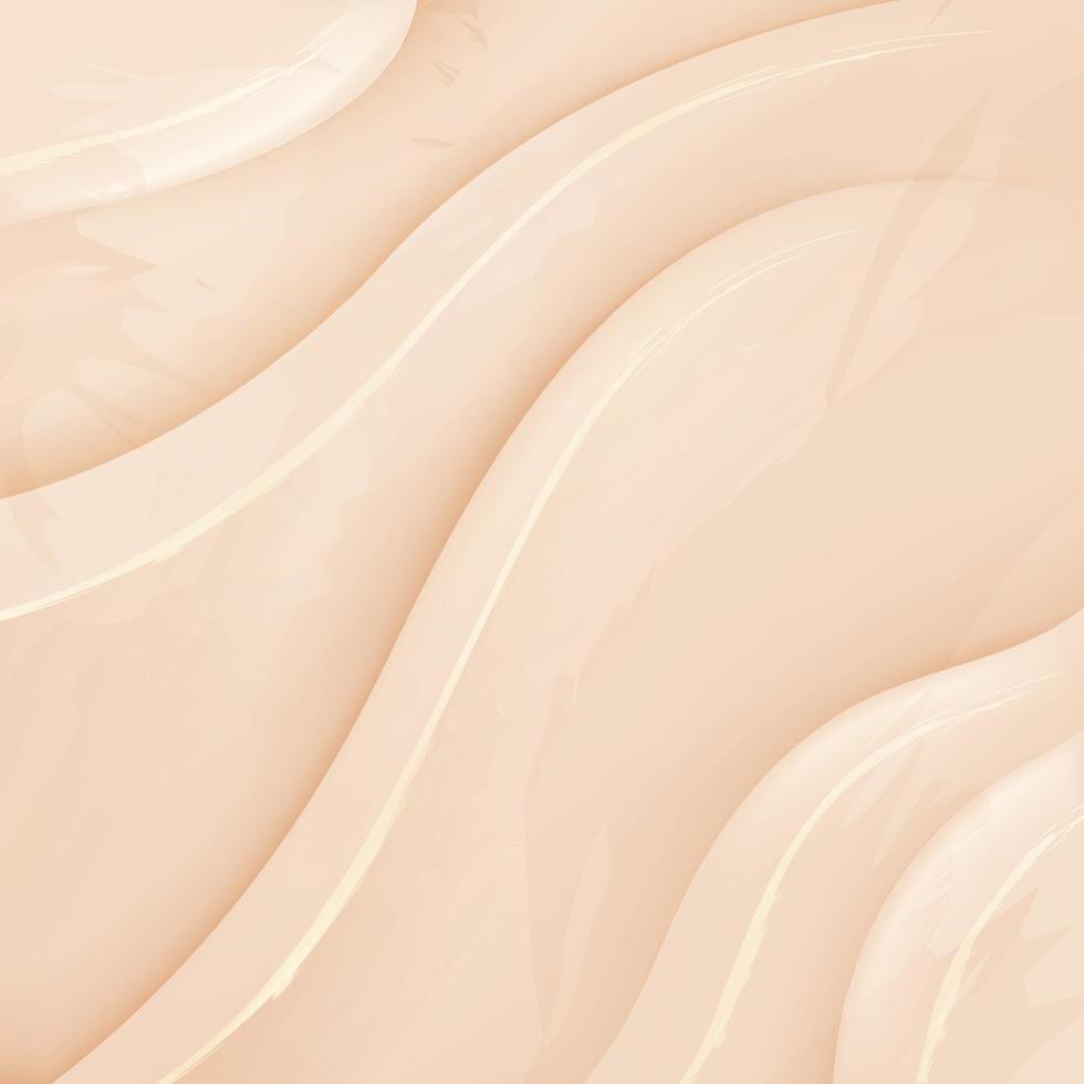 Wavy Layer Beige Background vector