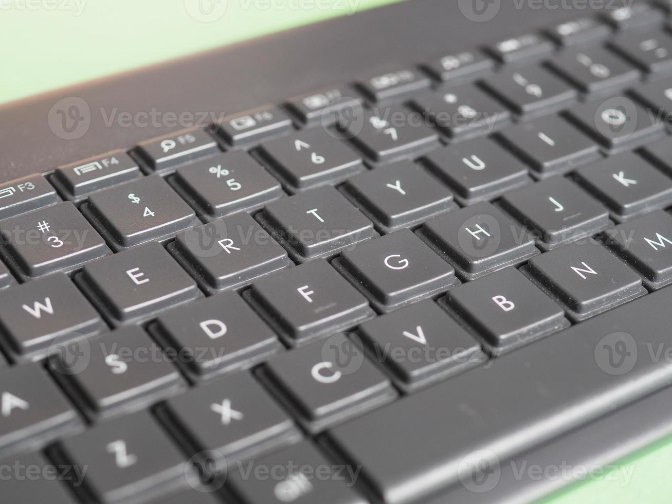 Computer keyboard close-up photo