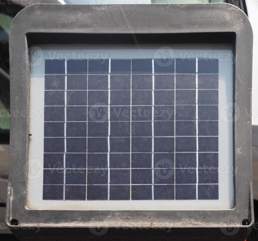 Solar cell panel photo