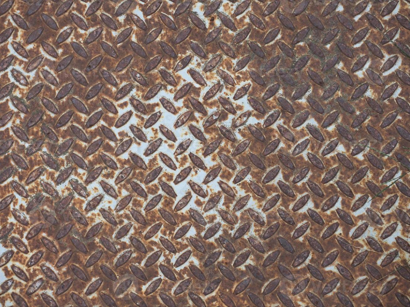 Fondo de textura de acero oxidado marrón foto
