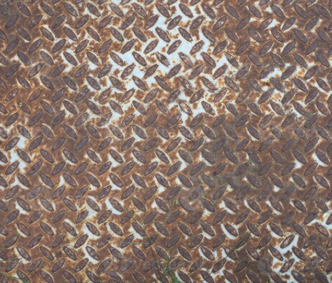 Brown rusted steel texture background photo