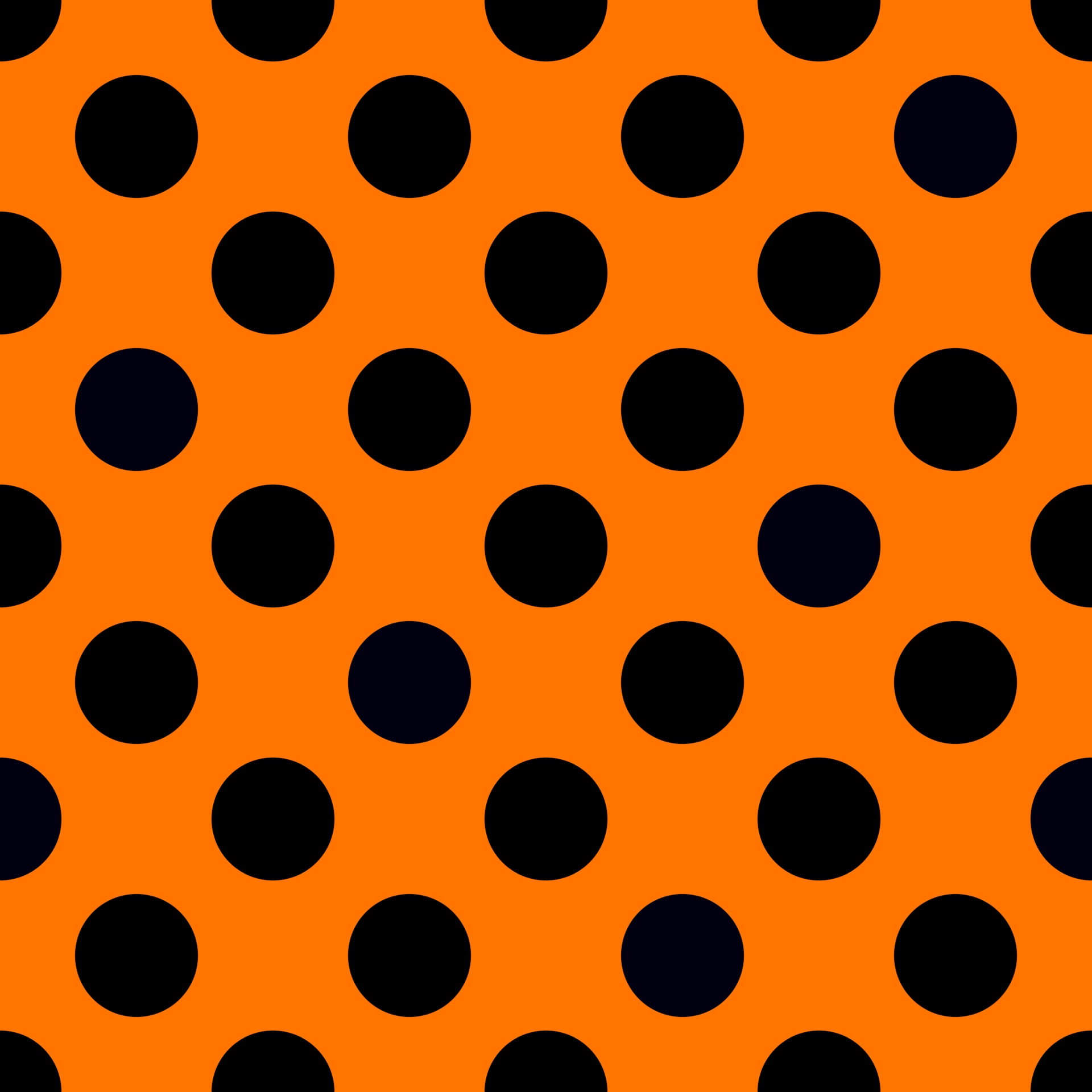 Orange Black Dot