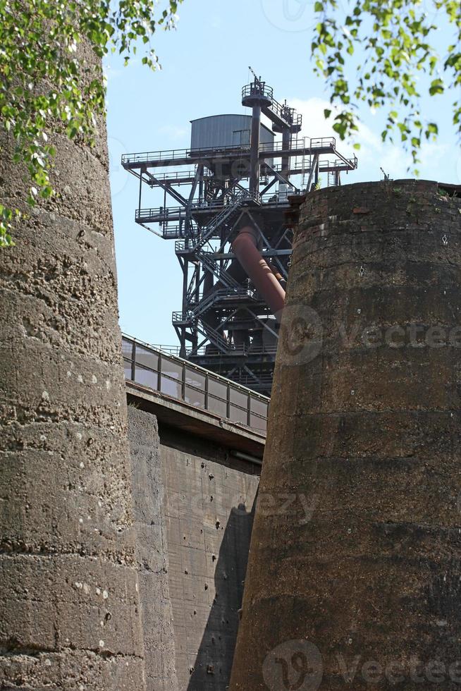 Abandoned industrial old factory area landschaftpark Duisburg nord photo