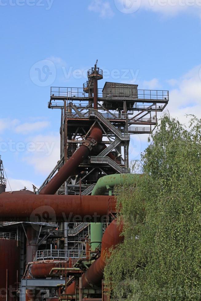 Abandoned industrial old factory area landschaftpark Duisburg nord photo