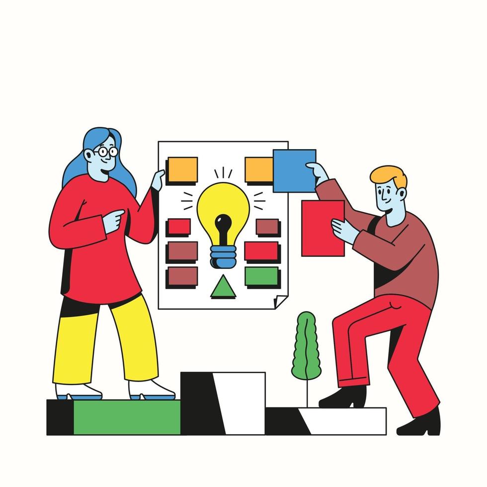 Teamwork vector Illustration