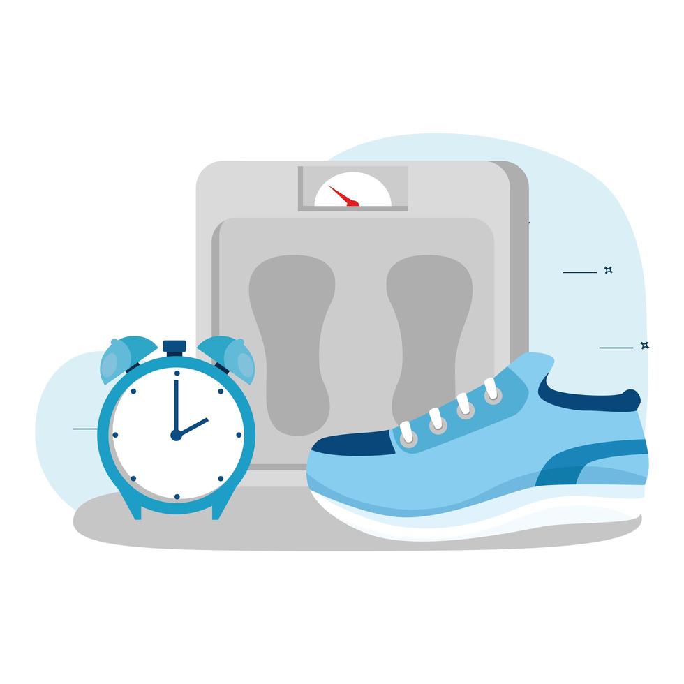 Healthy lifestyle concept vector design