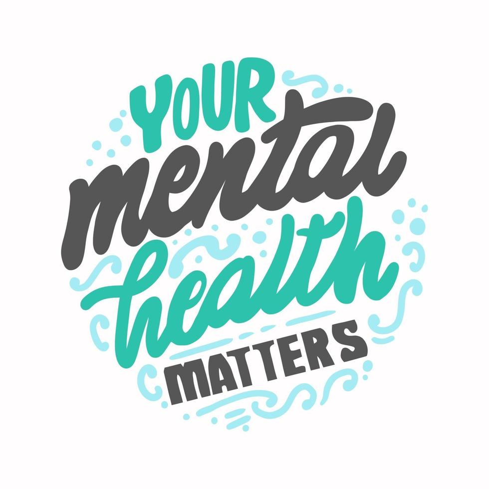 Mental health matters vector