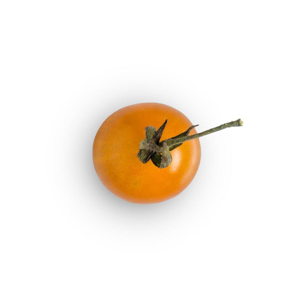 Fresh tomato on white background for isolated with clipping path. photo