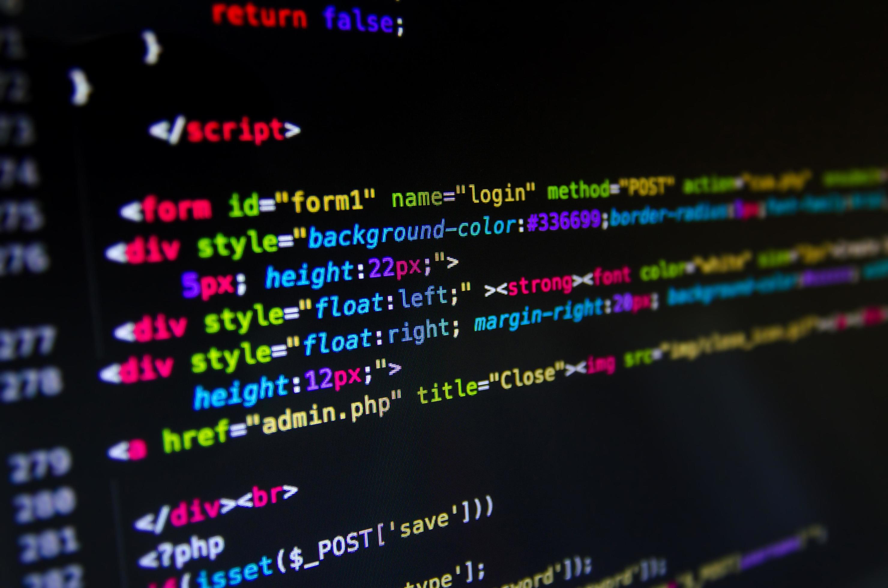 Desktop source code and Wallpaper by coding and programming. 3334890 Stock  Photo at Vecteezy