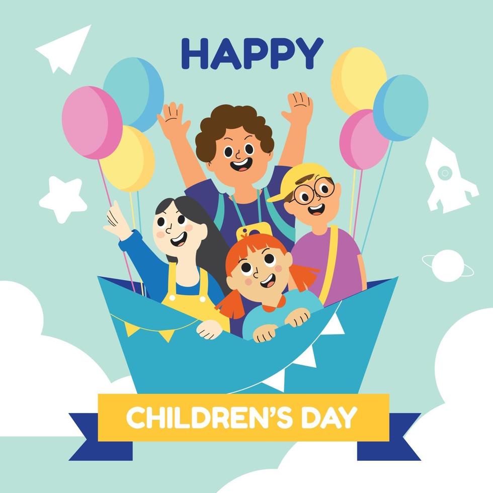 Happy Children's Day vector