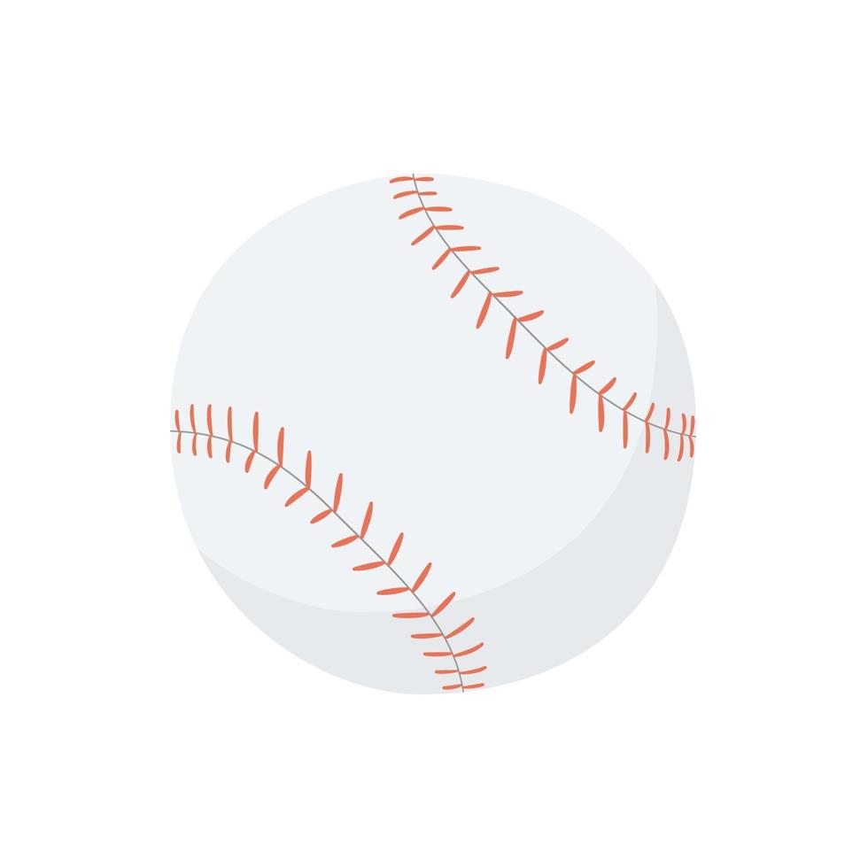 Baseball ball. Hand drawn vector illustration