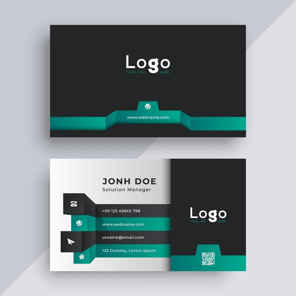 Business card design vector